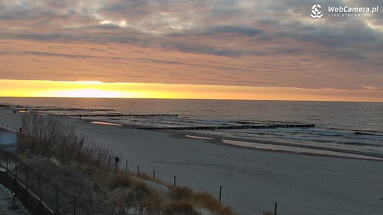 NIECHORZE - widok na plażę i morze - 03 kwiecień 2026, 19:11