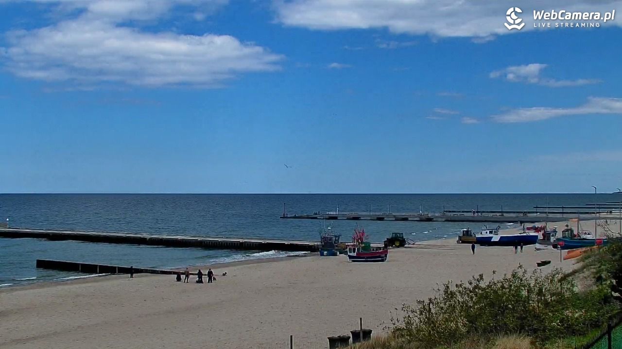 NIECHORZE - widok na plażę i morze - 17 maj 2026, 13:32