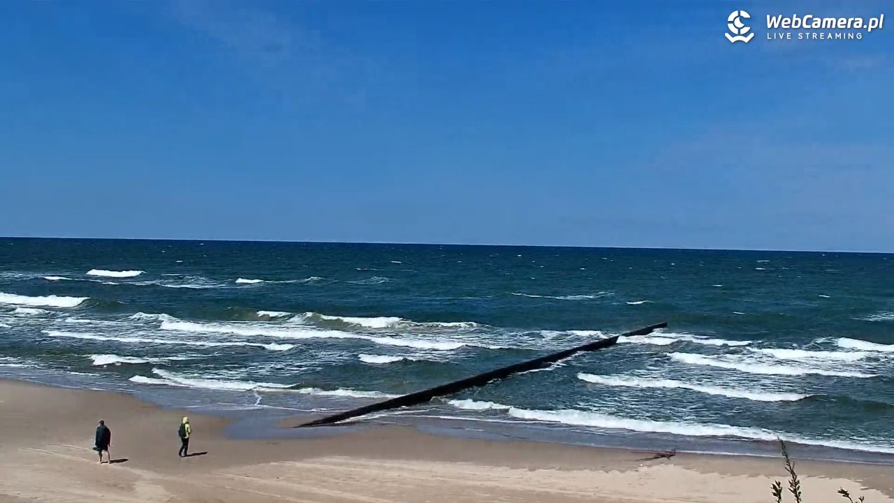 NIECHORZE - widok na plażę i morze - 16 maj 2025, 12:57