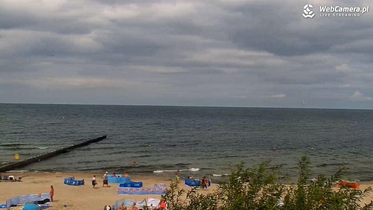 NIECHORZE - widok na plażę i morze - 01 sierpień 2025, 13:20