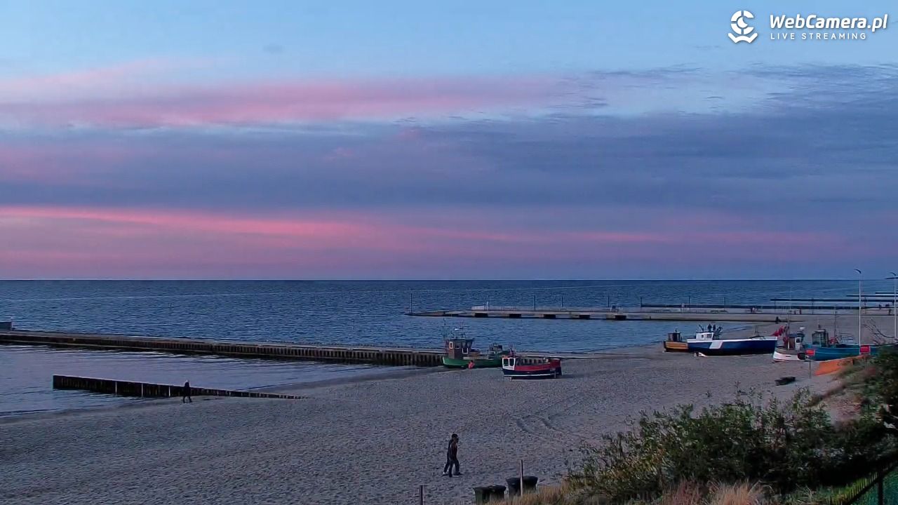 NIECHORZE - widok na plażę i morze - 15 maj 2026, 20:58
