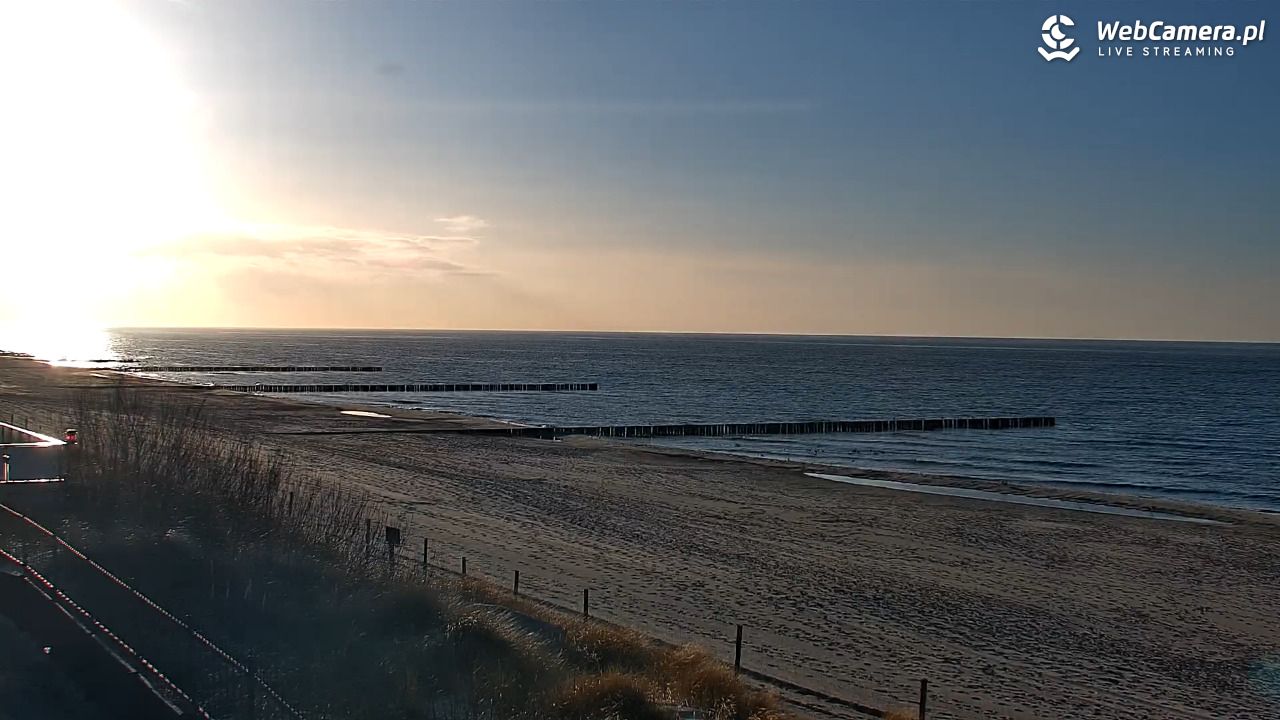 NIECHORZE - widok na plażę i morze - 29 marzec 2026, 18:32