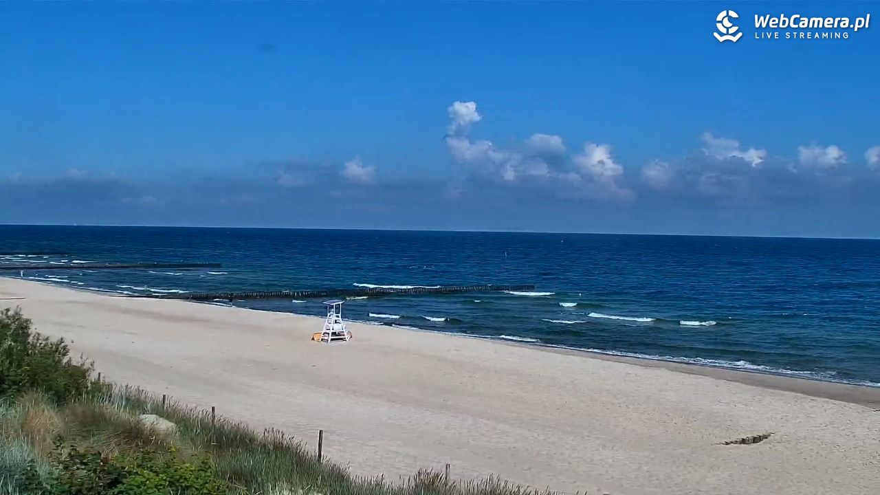NIECHORZE - widok na plażę i morze - 02 lipiec 2026, 09:16