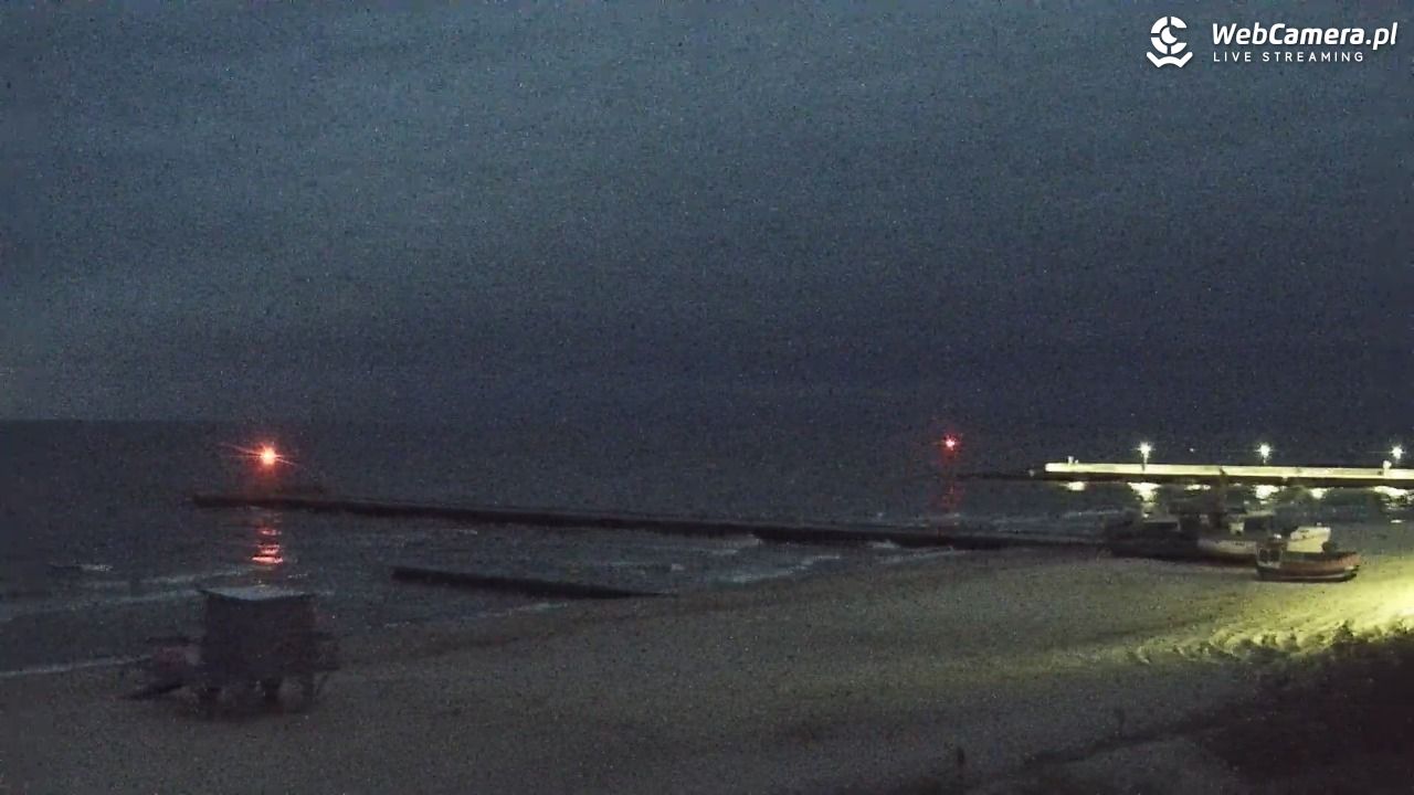 NIECHORZE - widok na plażę i morze - 02 październik 2026, 19:20