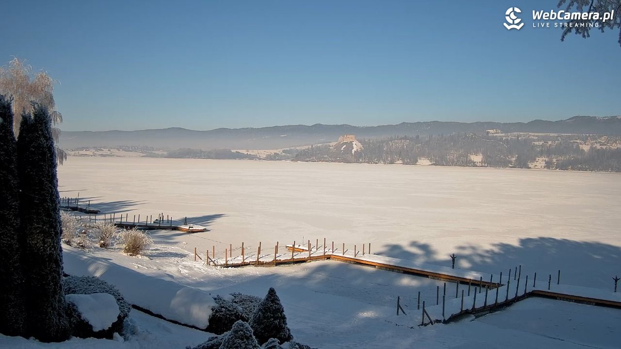 Widok na Jezioro i zamek w Czorsztynie - 21 styczeń 2026, 11:41