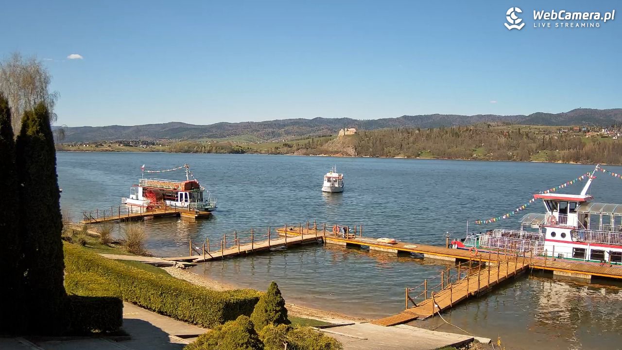 Widok na Jezioro i zamek w Czorsztynie - 27 kwiecień 2026, 14:46