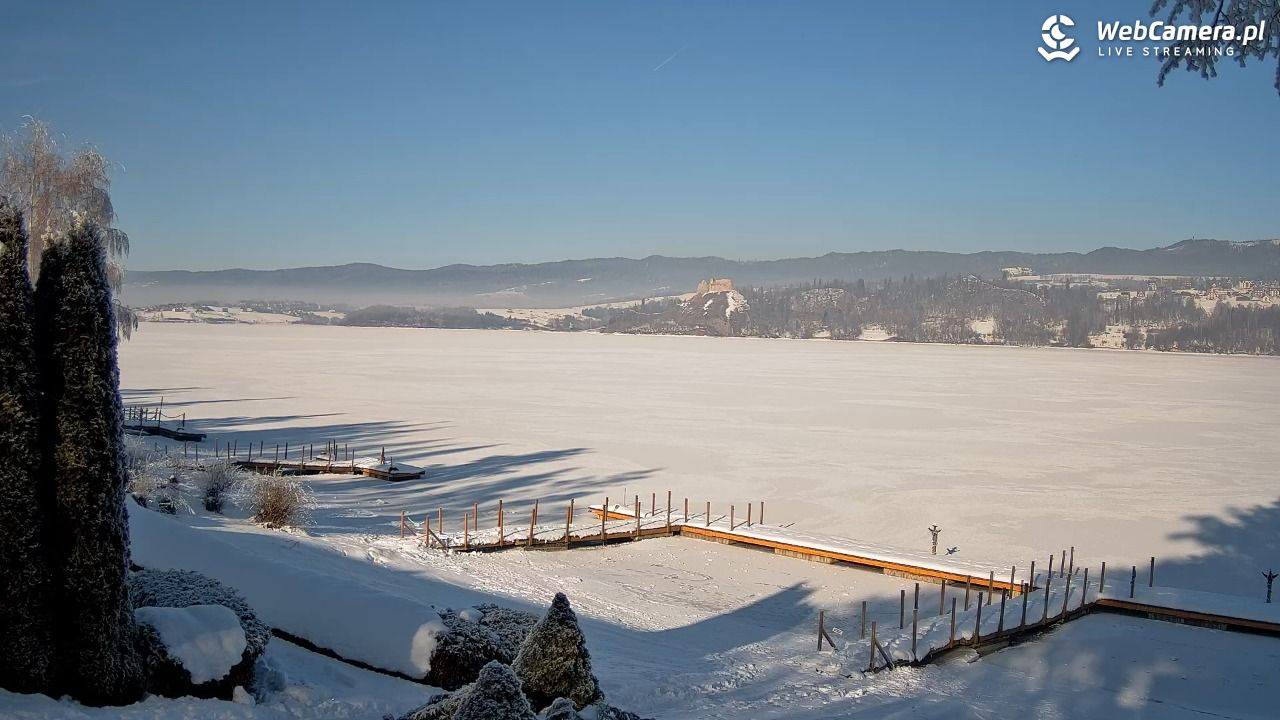 Widok na Jezioro i zamek w Czorsztynie - 21 styczeń 2026, 12:33