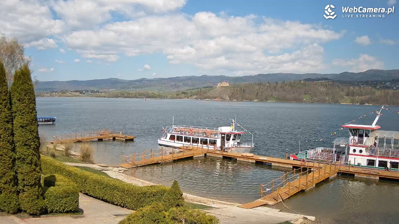 Widok na Jezioro i zamek w Czorsztynie - 28 kwiecień 2026, 11:36