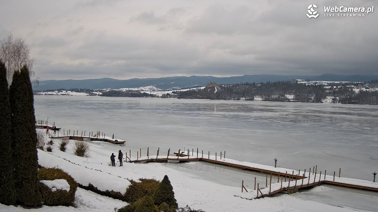 Widok na Jezioro i zamek w Czorsztynie - 25 styczeń 2026, 13:56