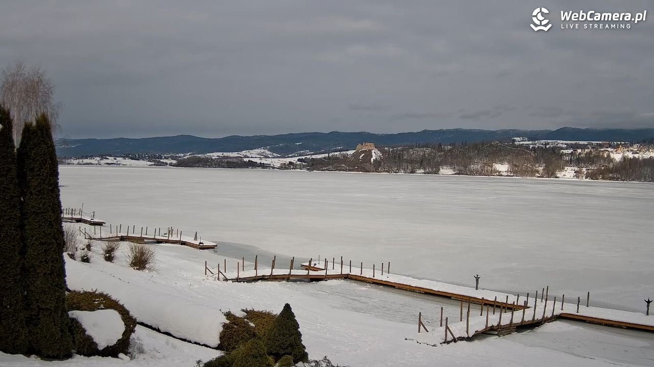 Widok na Jezioro i zamek w Czorsztynie - 24 styczeń 2026, 11:19