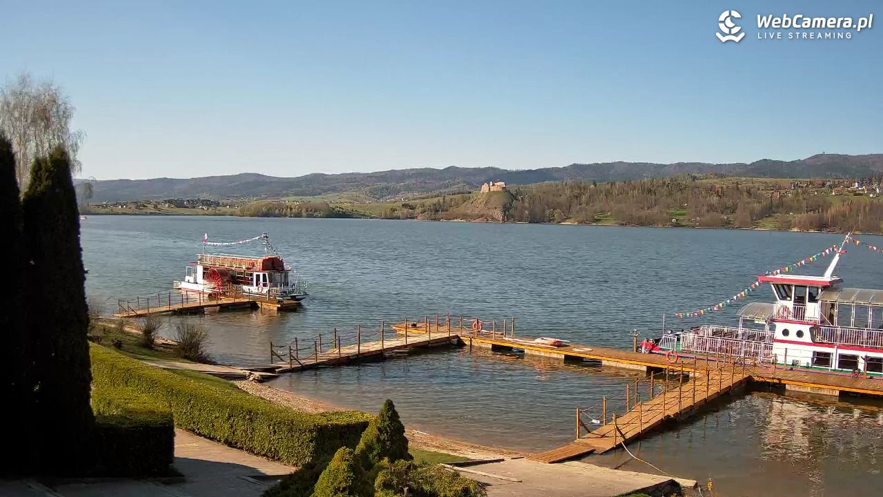 Widok na Jezioro i zamek w Czorsztynie - 27 kwiecień 2026, 16:35