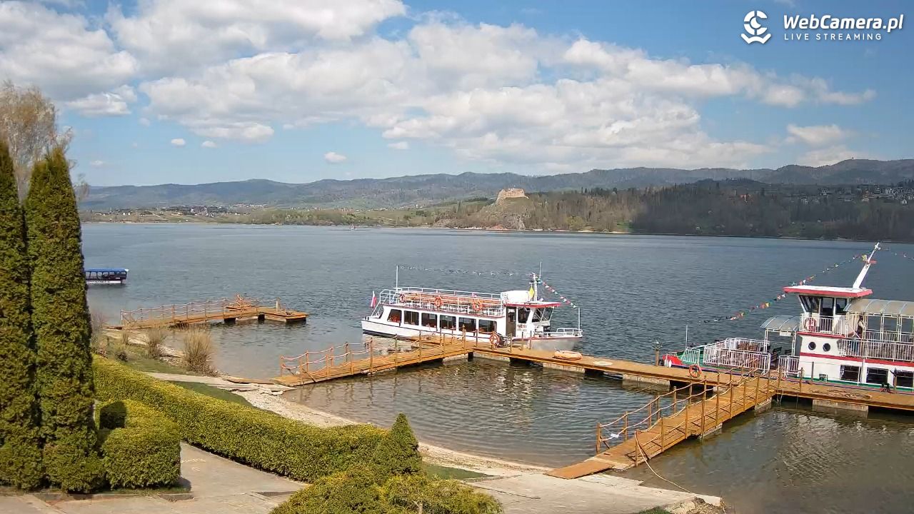 Widok na Jezioro i zamek w Czorsztynie - 28 kwiecień 2026, 11:35