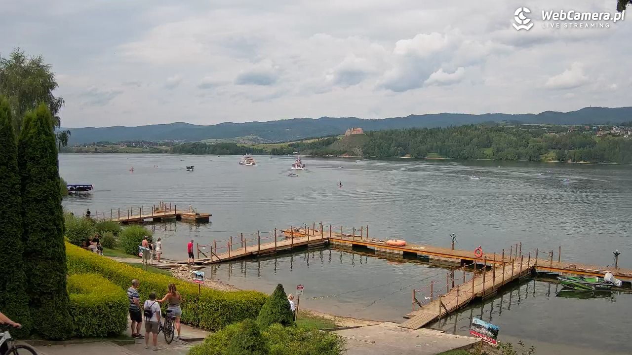 Widok na Jezioro i zamek w Czorsztynie - 09 sierpień 2025, 15:06