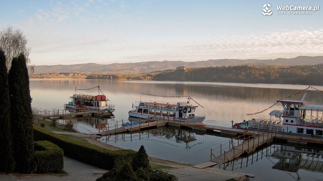 Widok na Jezioro i zamek w Czorsztynie - 27 kwiecień 2026, 06:24