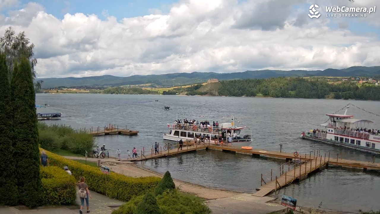 Widok na Jezioro i zamek w Czorsztynie - 28 lipiec 2026, 12:03