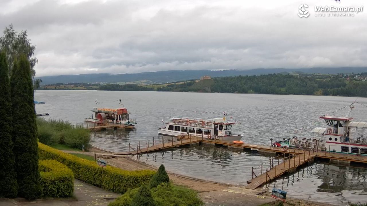 Widok na Jezioro i zamek w Czorsztynie - 28 lipiec 2026, 07:50