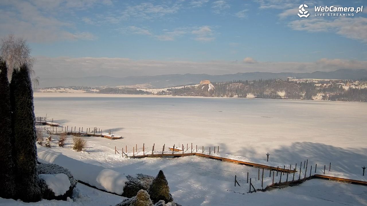 Widok na Jezioro i zamek w Czorsztynie - 23 styczeń 2026, 11:28