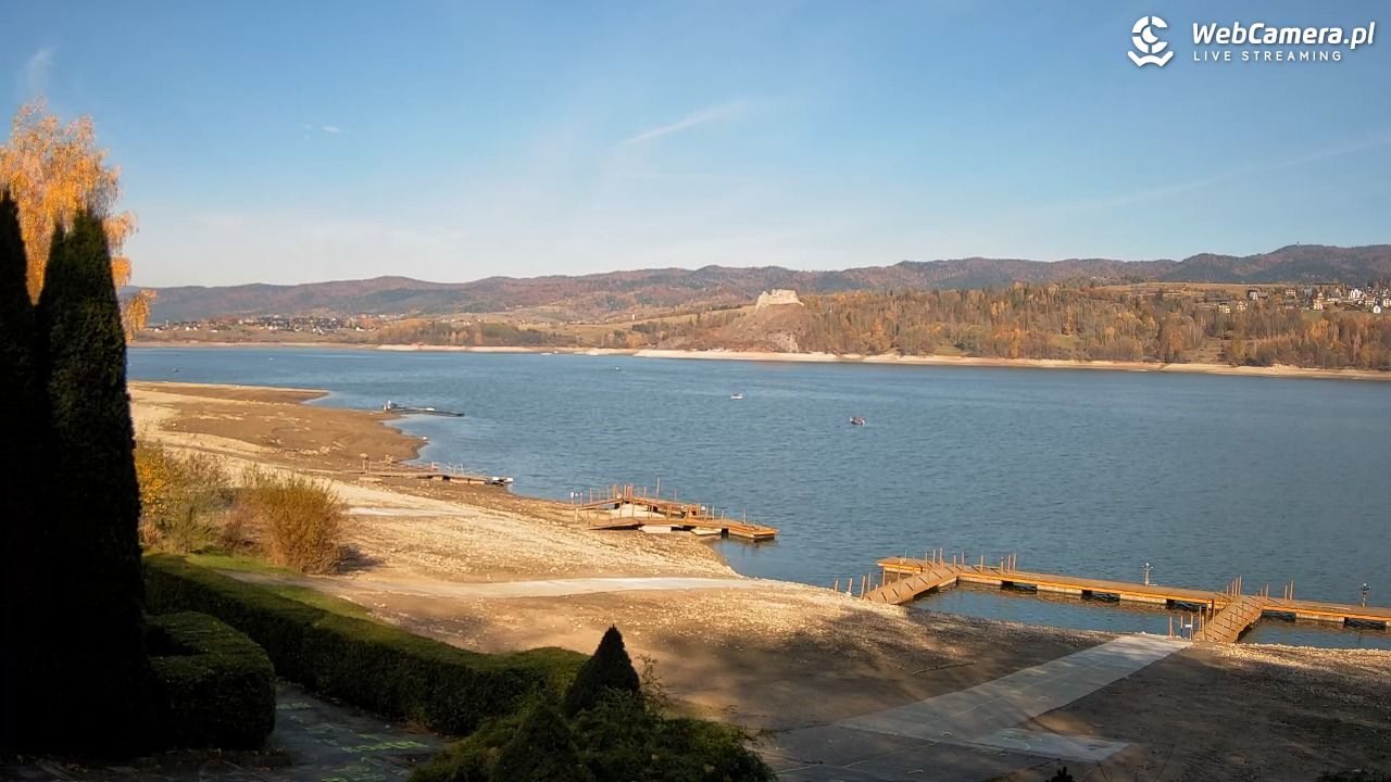 Widok na Jezioro i zamek w Czorsztynie - 25 październik 2026, 09:16