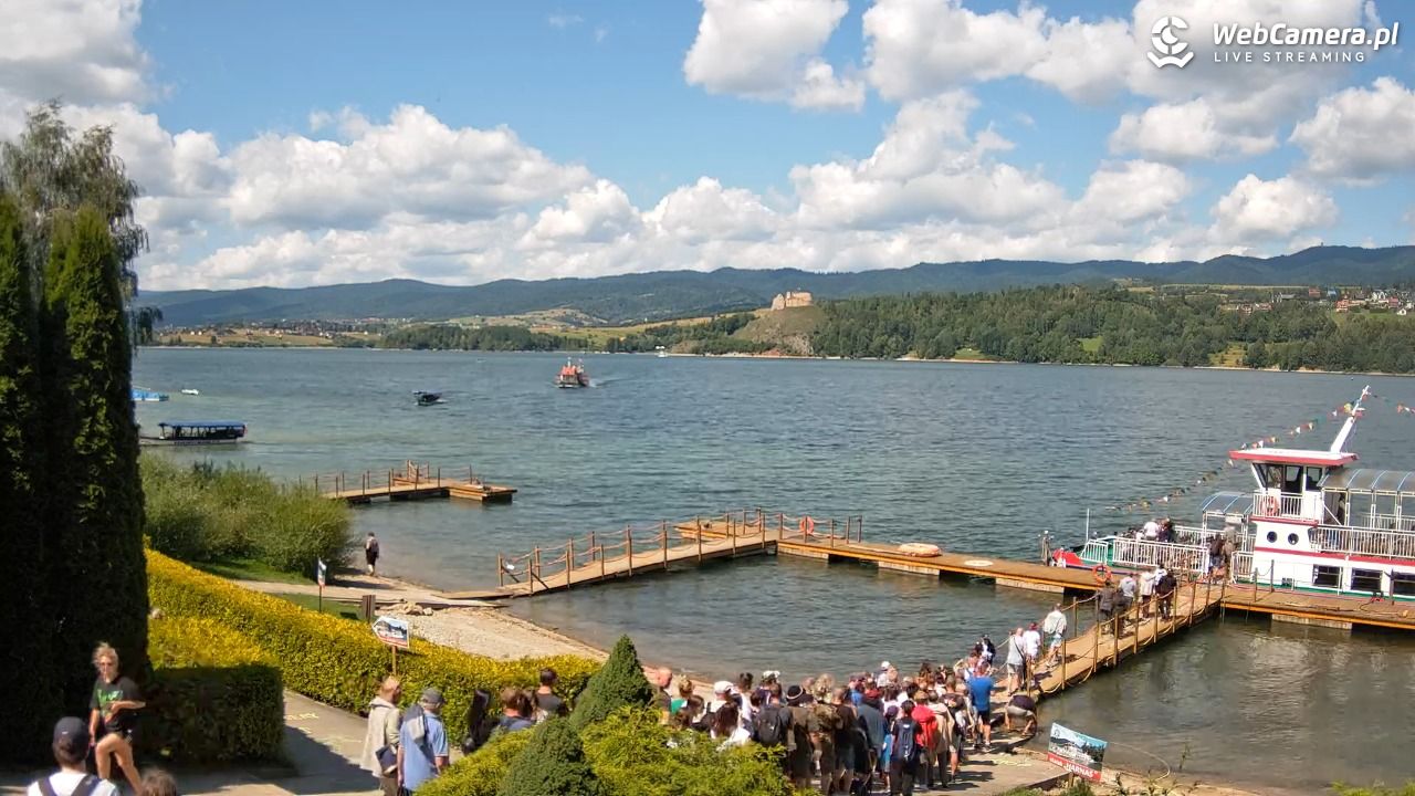 Widok na Jezioro i zamek w Czorsztynie - 28 lipiec 2026, 13:54