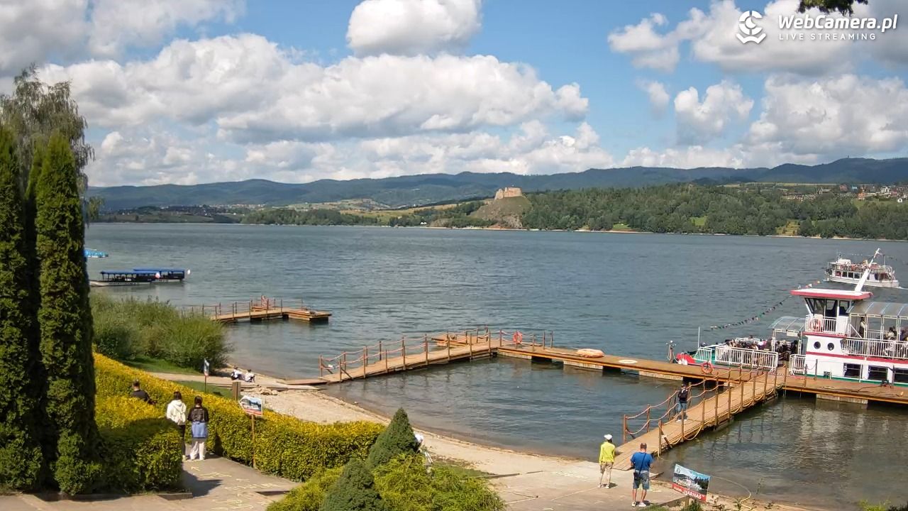 Widok na Jezioro i zamek w Czorsztynie - 28 lipiec 2026, 13:00