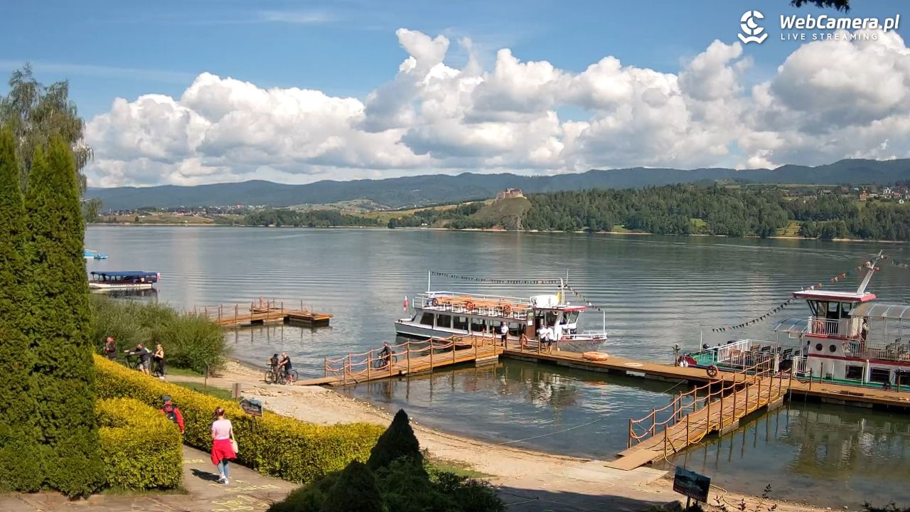 Widok na Jezioro i zamek w Czorsztynie - 25 lipiec 2026, 10:18
