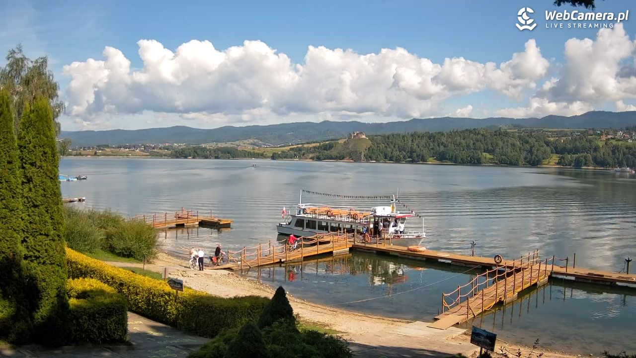 Widok na Jezioro i zamek w Czorsztynie - 25 lipiec 2026, 09:38