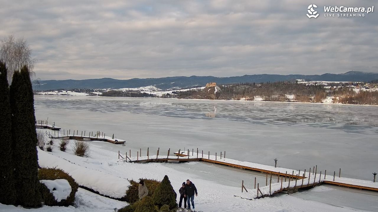Widok na Jezioro i zamek w Czorsztynie - 24 styczeń 2026, 14:55