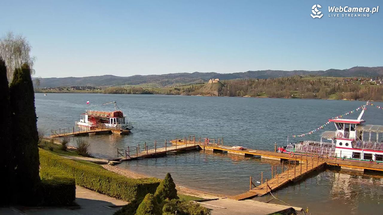 Widok na Jezioro i zamek w Czorsztynie - 27 kwiecień 2026, 16:36