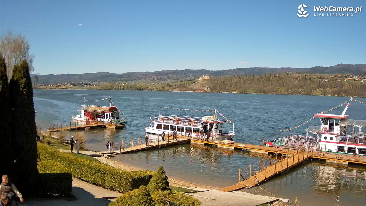 Widok na Jezioro i zamek w Czorsztynie - 27 kwiecień 2026, 14:09