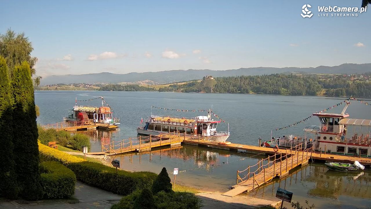 Widok na Jezioro i zamek w Czorsztynie - 05 sierpień 2025, 09:13