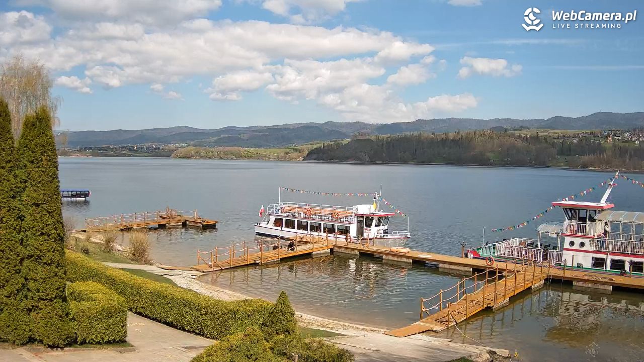 Widok na Jezioro i zamek w Czorsztynie - 28 kwiecień 2026, 10:49