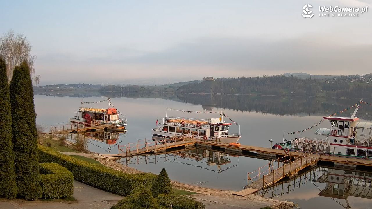 Widok na Jezioro i zamek w Czorsztynie - 25 kwiecień 2026, 07:10
