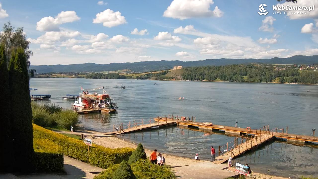 Widok na Jezioro i zamek w Czorsztynie - 25 lipiec 2026, 15:16