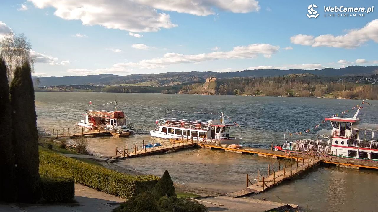 Widok na Jezioro i zamek w Czorsztynie - 26 kwiecień 2026, 17:23