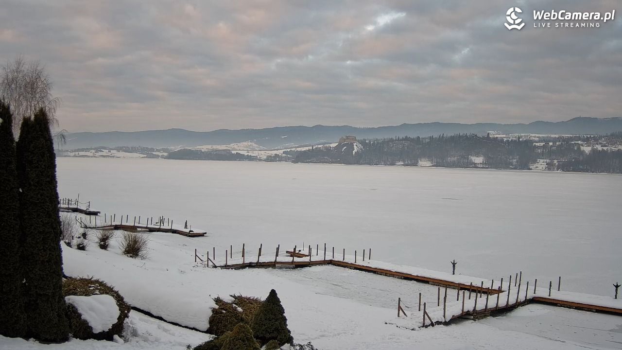 Widok na Jezioro i zamek w Czorsztynie - 23 styczeń 2026, 15:55