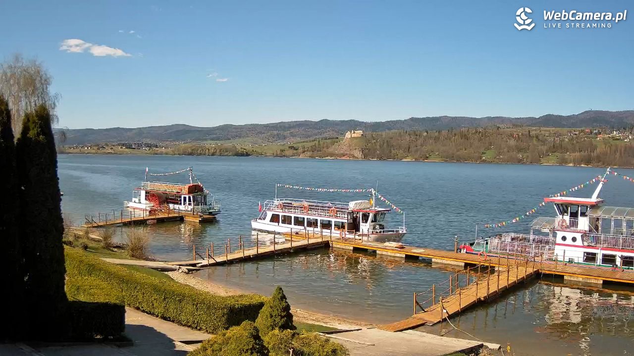 Widok na Jezioro i zamek w Czorsztynie - 27 kwiecień 2026, 14:54