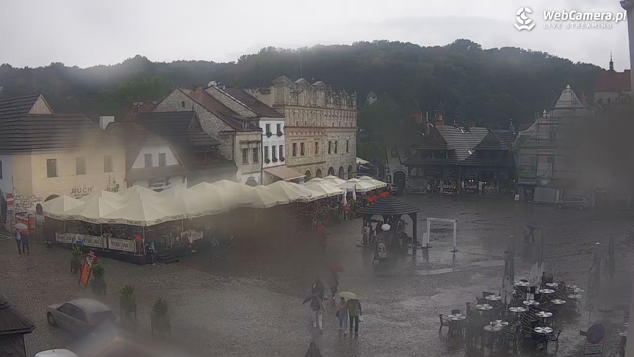 Kazimierz Dolny - widok na Rynek - 14 wresień 2025, 15:10