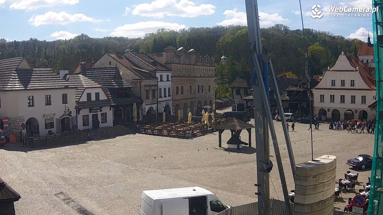 Kazimierz Dolny - widok na Rynek - 23 kwiecień 2026, 11:59
