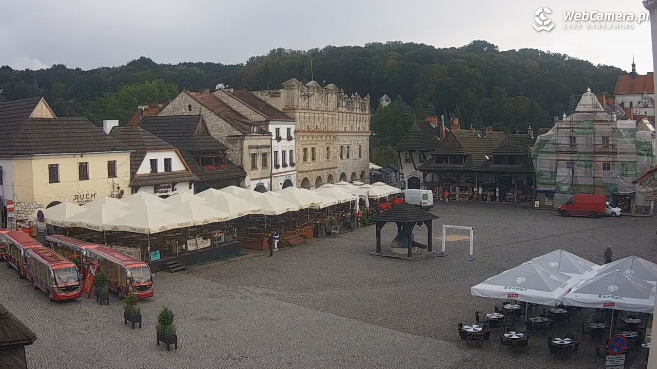 Kazimierz Dolny - widok na Rynek - 17 wresień 2025, 16:37