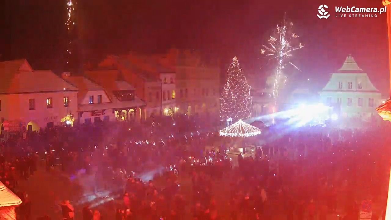 Kazimierz Dolny - widok na Rynek - 01 styczeń 2026, 09:12