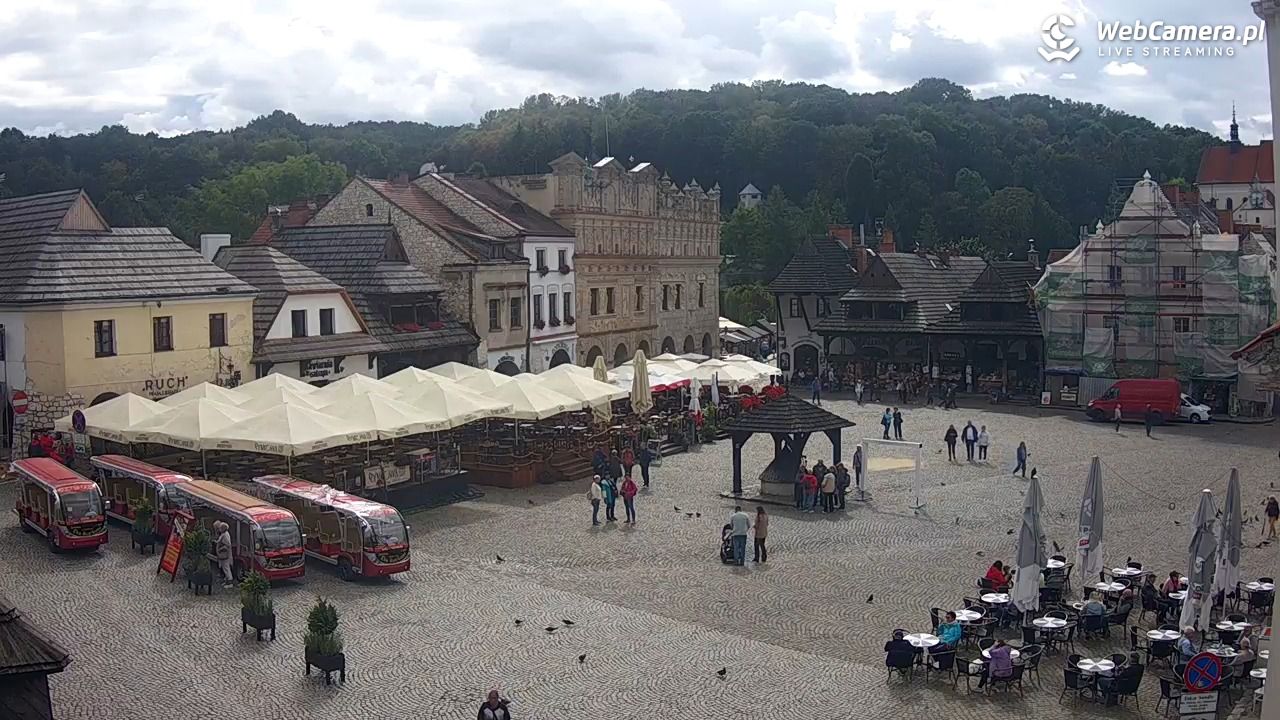 Kazimierz Dolny - widok na Rynek - 17 wresień 2025, 13:17