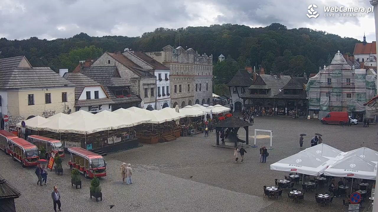 Kazimierz Dolny - widok na Rynek - 17 wresień 2025, 15:14