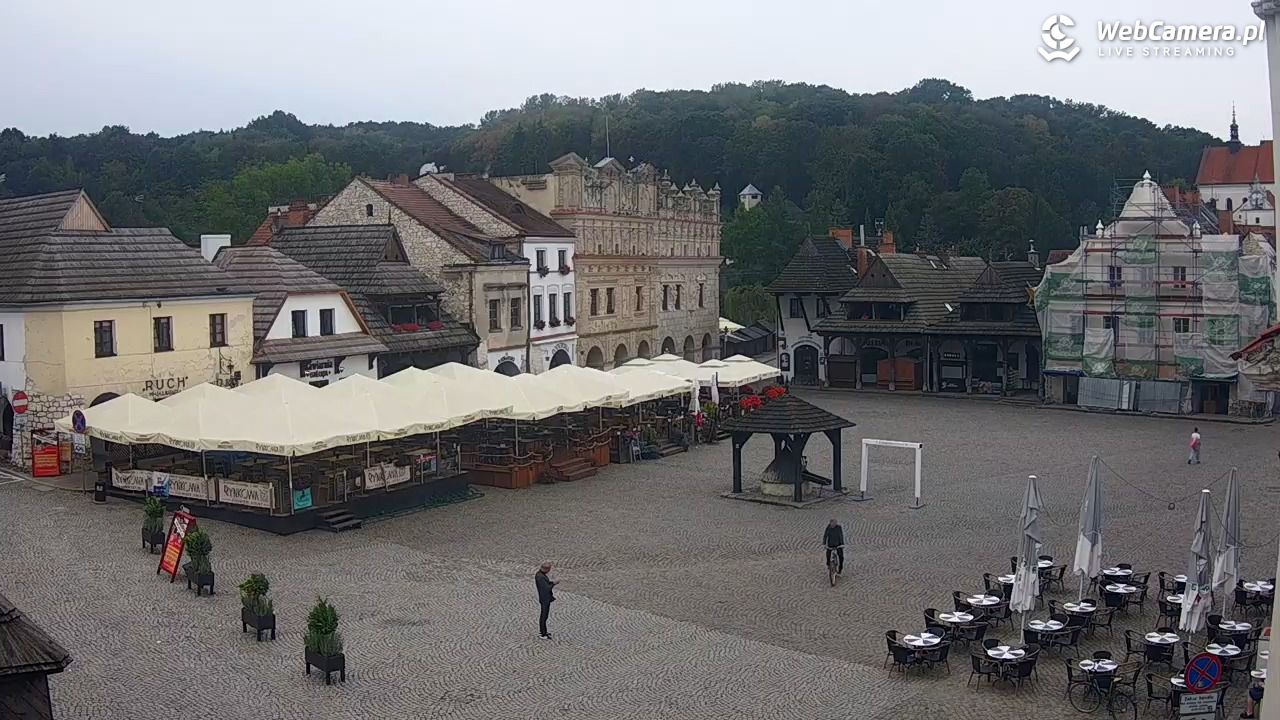 Kazimierz Dolny - widok na Rynek - 14 wresień 2025, 08:05