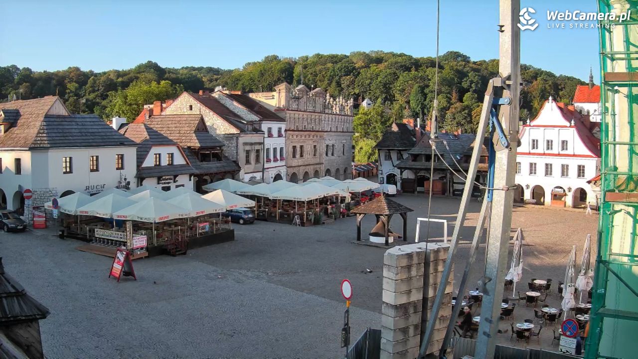 Kazimierz Dolny - widok na Rynek - 27 sierpień 2026, 07:29