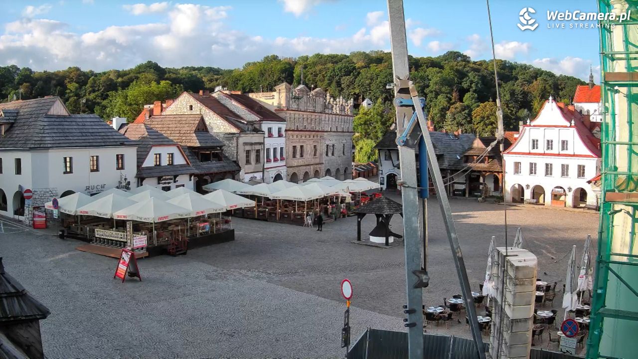 Kazimierz Dolny - widok na Rynek - 24 sierpień 2026, 07:21