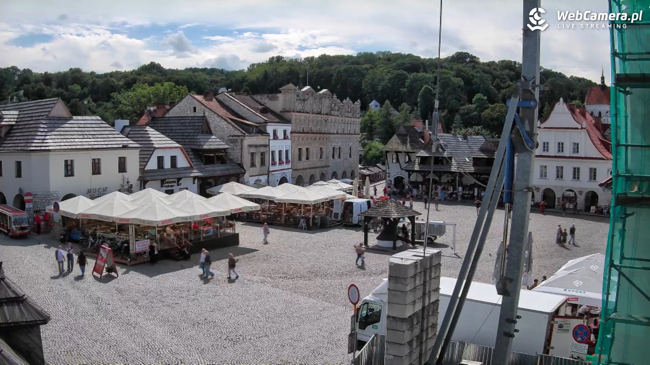 Kazimierz Dolny - widok na Rynek - 25 sierpień 2026, 13:04