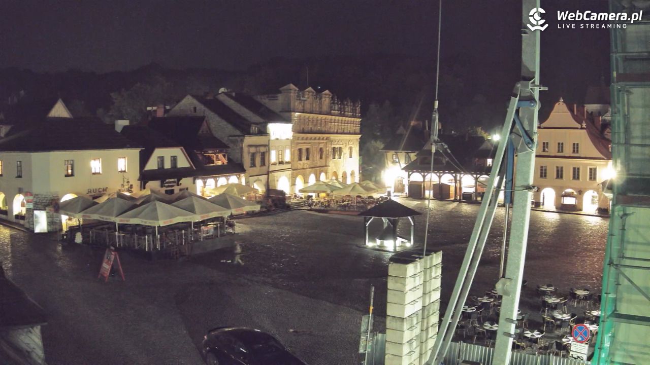 Kazimierz Dolny - widok na Rynek - 20 październik 2026, 19:10