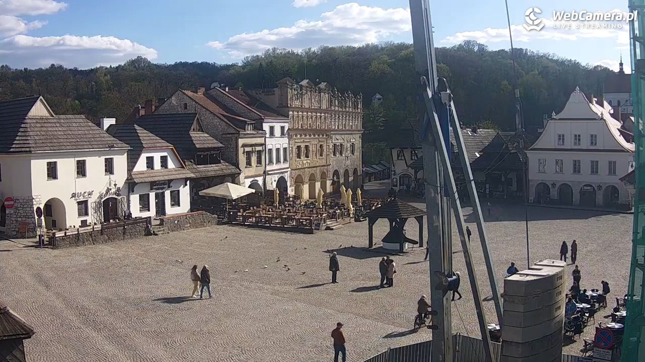 Kazimierz Dolny - widok na Rynek - 21 kwiecień 2026, 16:07