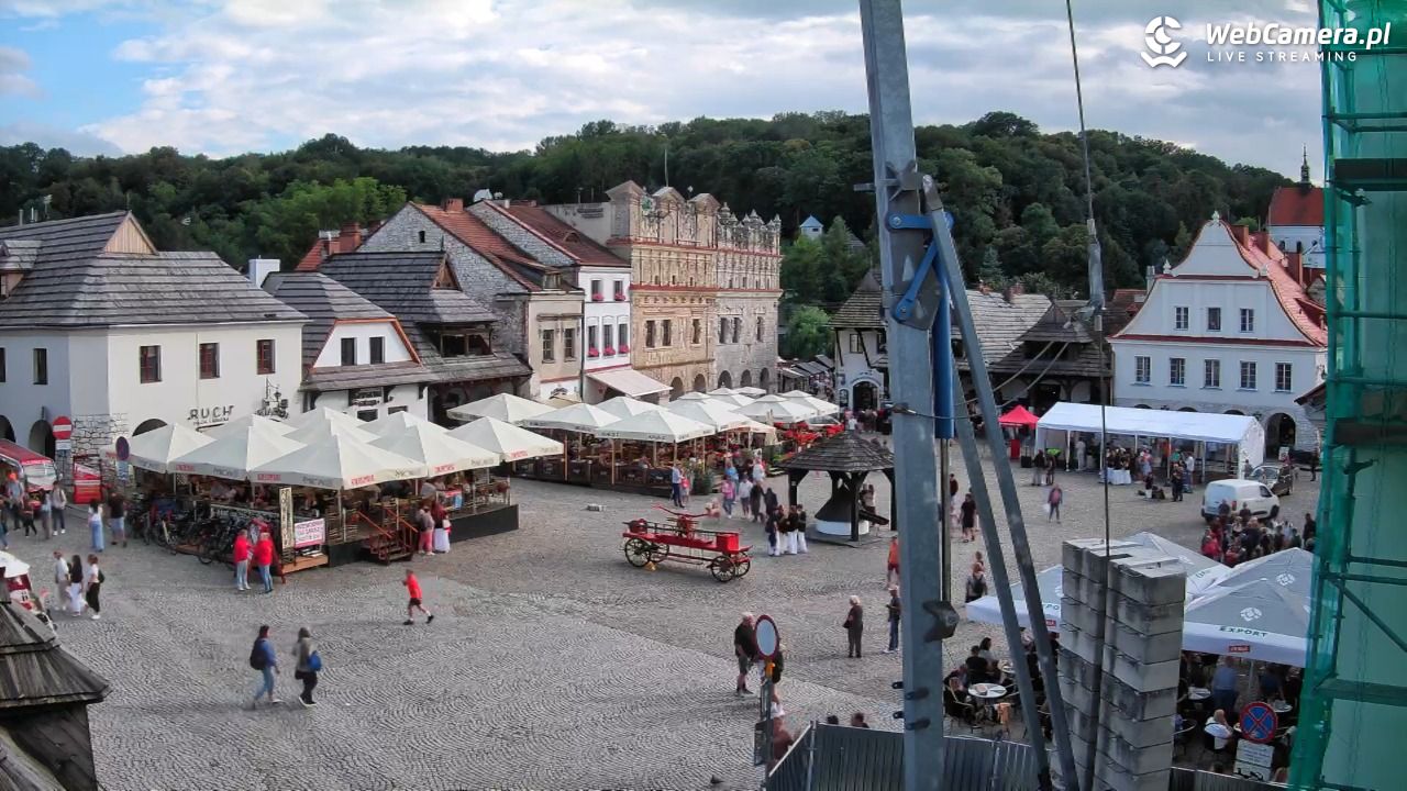 Kazimierz Dolny - widok na Rynek - 22 sierpień 2026, 17:15