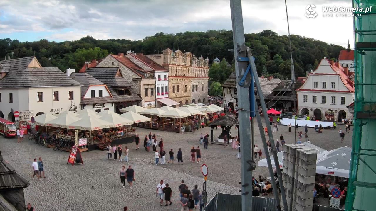 Kazimierz Dolny - widok na Rynek - 22 sierpień 2026, 17:43